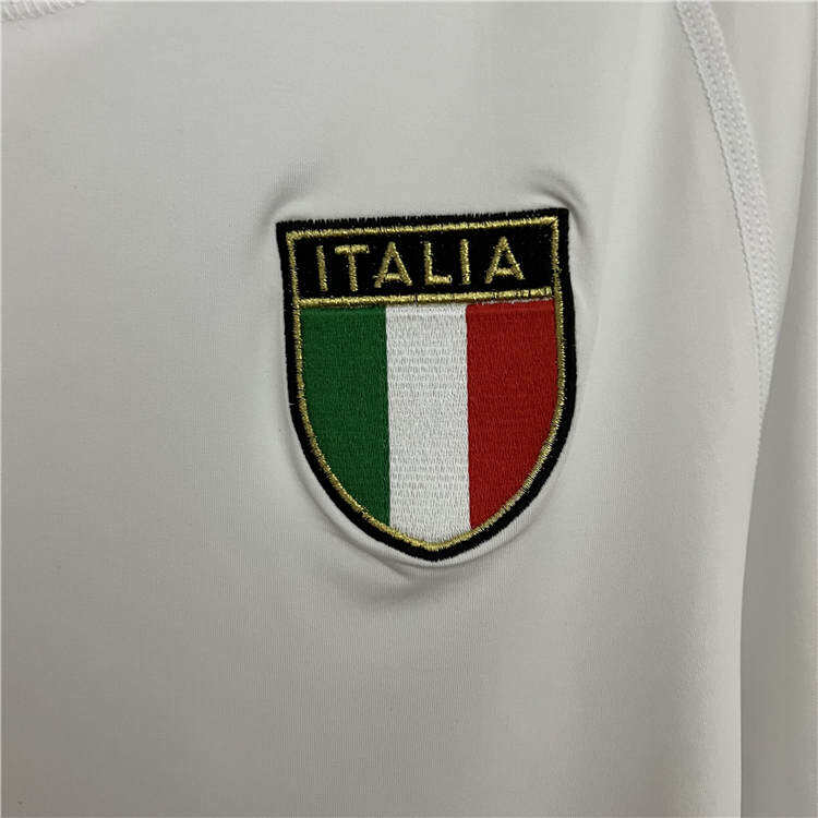 2000 Italy Away White Retro Shirt - Official Replica 4130