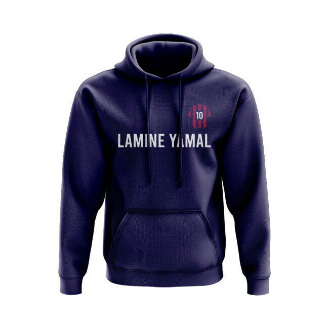 Lamine Yamal Barcelona Number Hoody (Nav - Best - Official- Future