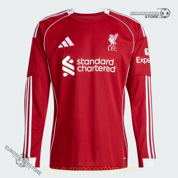 GOMEZ 2 Liverpool 25-26 Home Long Sleeve Football Jersey