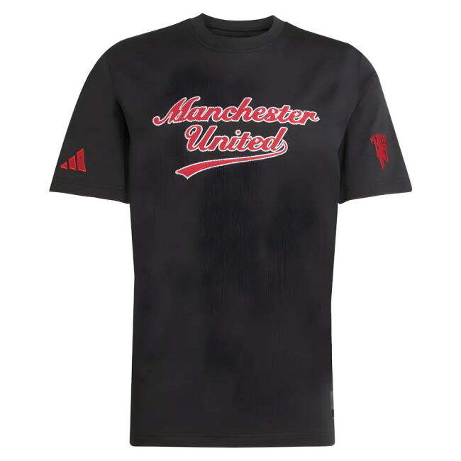 2025-2026 Man Utd US Tee (Black)