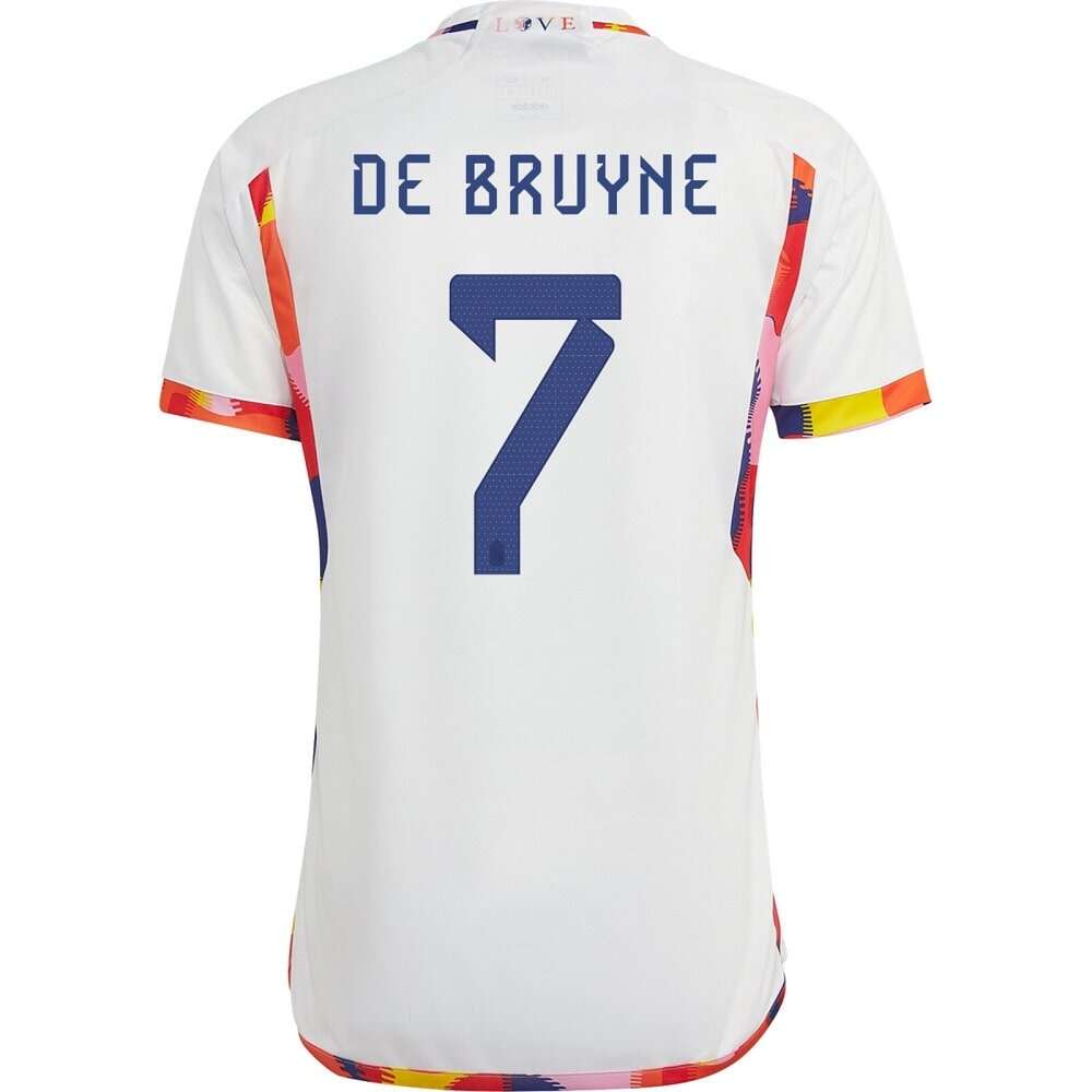 BELGIUM AWAY WORLD CUP 2022 DE BRUYNE JERSEY