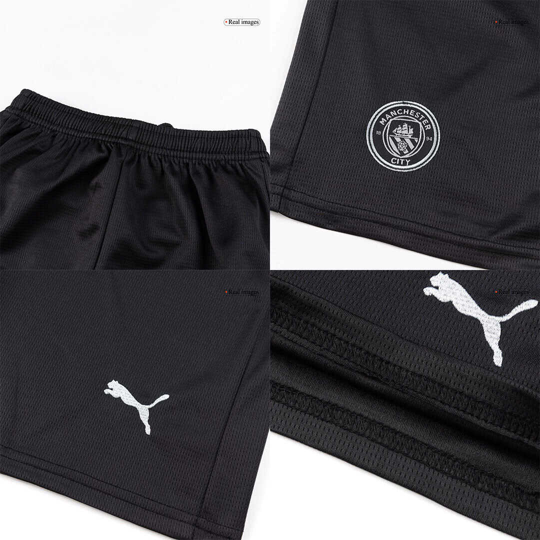 Manchester City Away Kids Soccer Jerseys Full Kit 2025/26