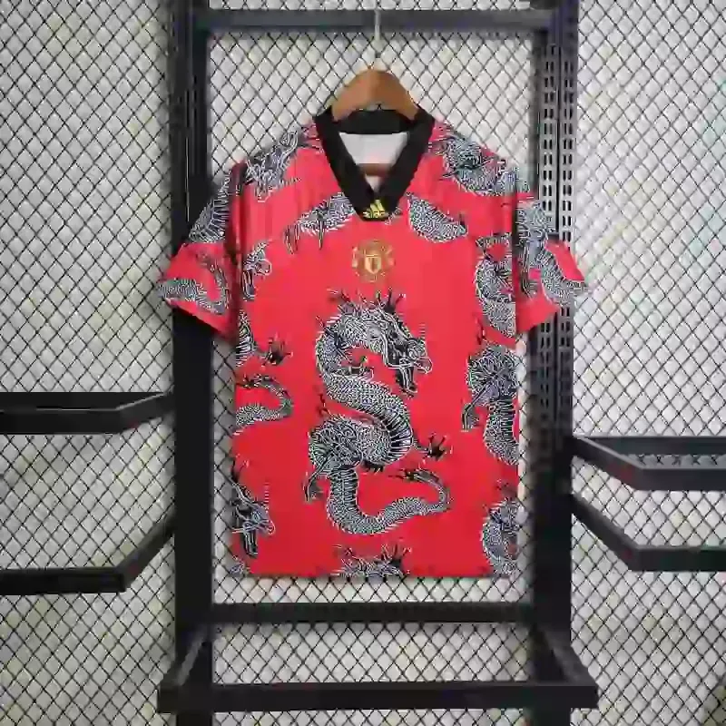 2019-2020 Manchester United Spring Festival China Dragon Special Edition Soccer retro kit