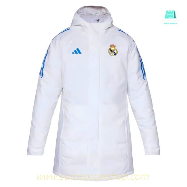 2025-2026 Real Madrid EU Parka (White)