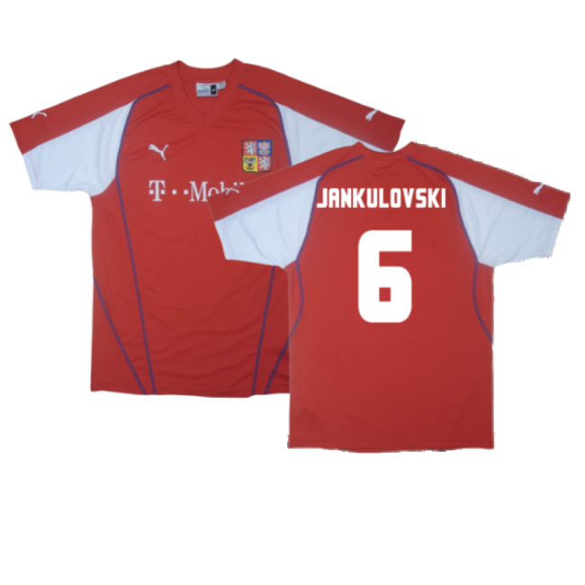 Jankulovski 6 2003-2004 Czech Republic Football Team Home Strip