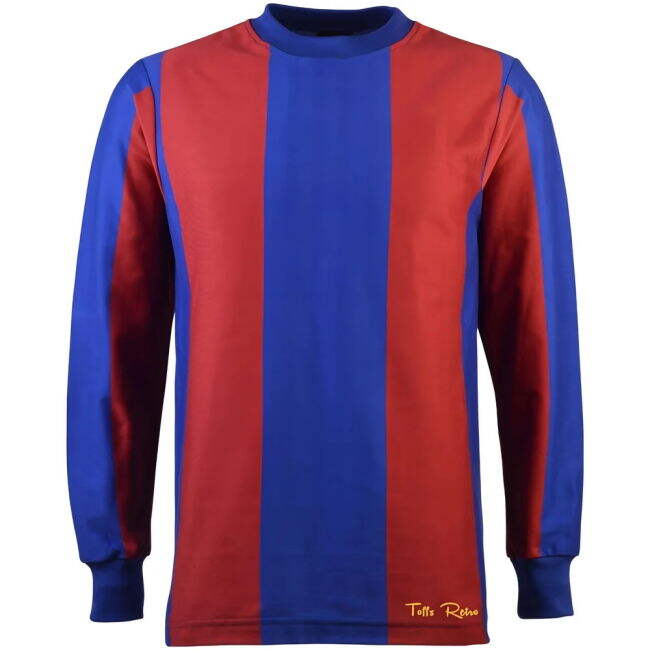 TOFFS Classic Retro Royal/Maroon Long Sleeve Shirt | Top Quality