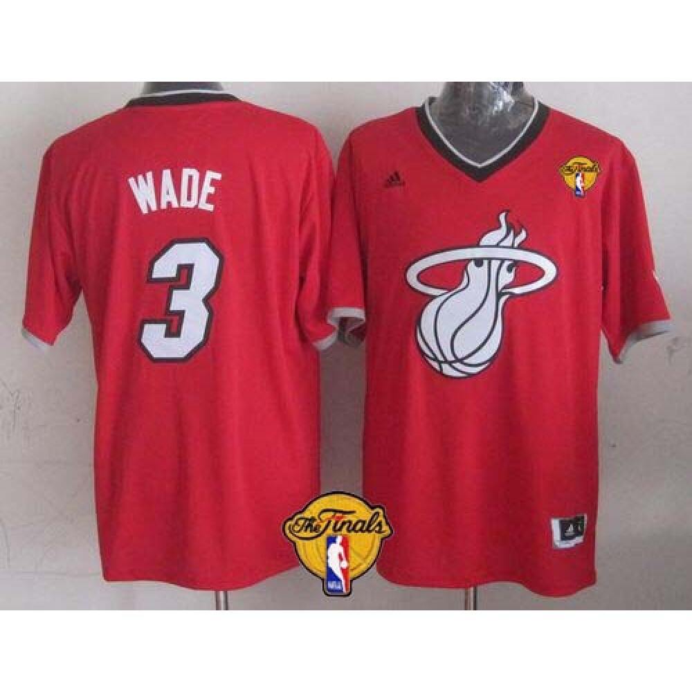 Limited Edition Men's Miami Heat #3 Dwyane Red Basketball Jersey