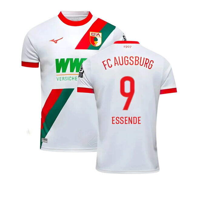 2025-2026 Augsburg Home Match Quality Shirt (Essende 9)