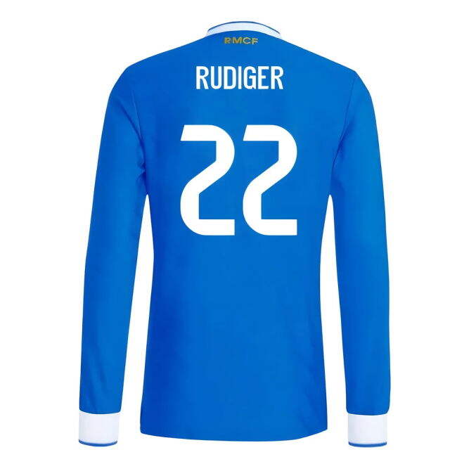 2025-2026 Genuina Camiseta Real Madrid Tercer - Hombres Con Rudiger 22