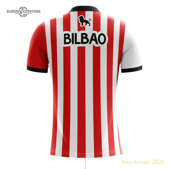 Fan-Favorite 2025-2026 Athletic Bilbao Home Concept Football Shirt -