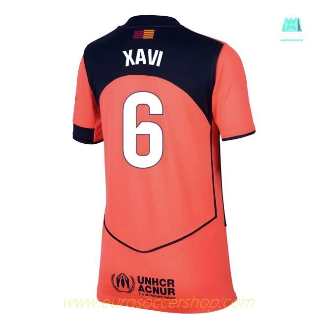 2025-2026 Barcelona Third Shirt (Kids) (Xavi 6)