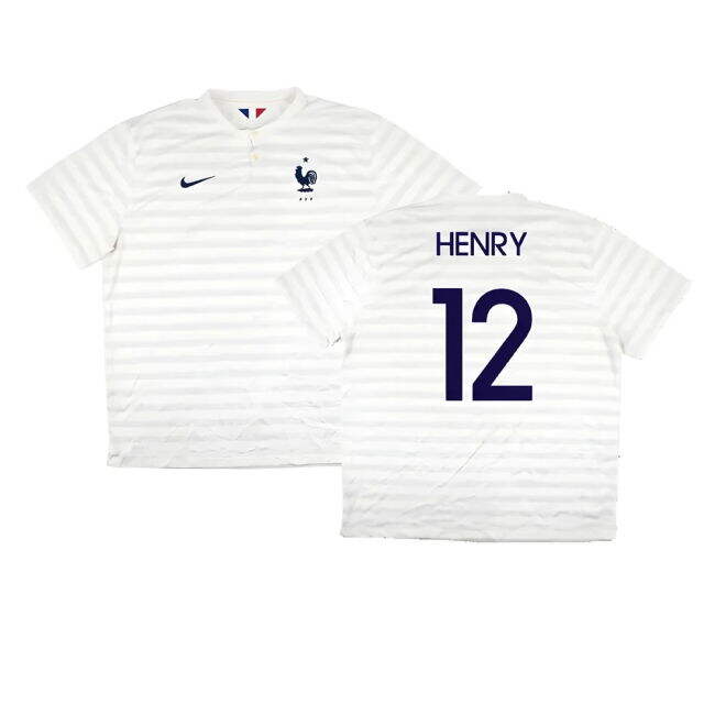 Henry 12 Elite Style France Away Professional Jersey 2014-2015