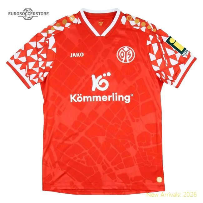 Performance Fan-Favorite 2025-2026 Fsv Mainz Home Shirt