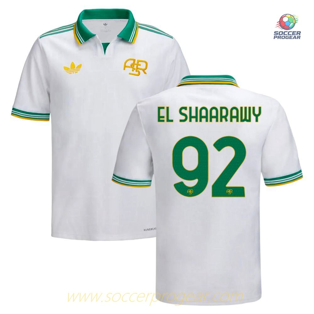 AS Roma Third Football Soccer Football Shirt 2025-26 Edition El Shaarawy