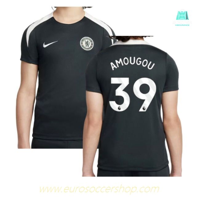 2025-2026 Chelsea Strike Training Shirt (Green) - Kids (Amougou 39)