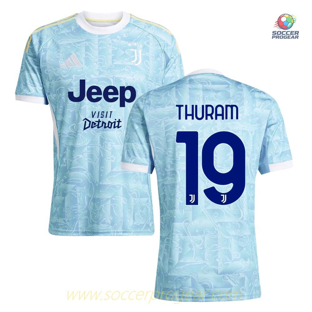 Juventus Away Football Soccer Jersey 2025/26 Collection Thuram