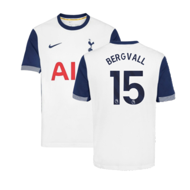 2024-2025 Tottenham Hotspur Home Shirt (Bergvall 15) - authentic style