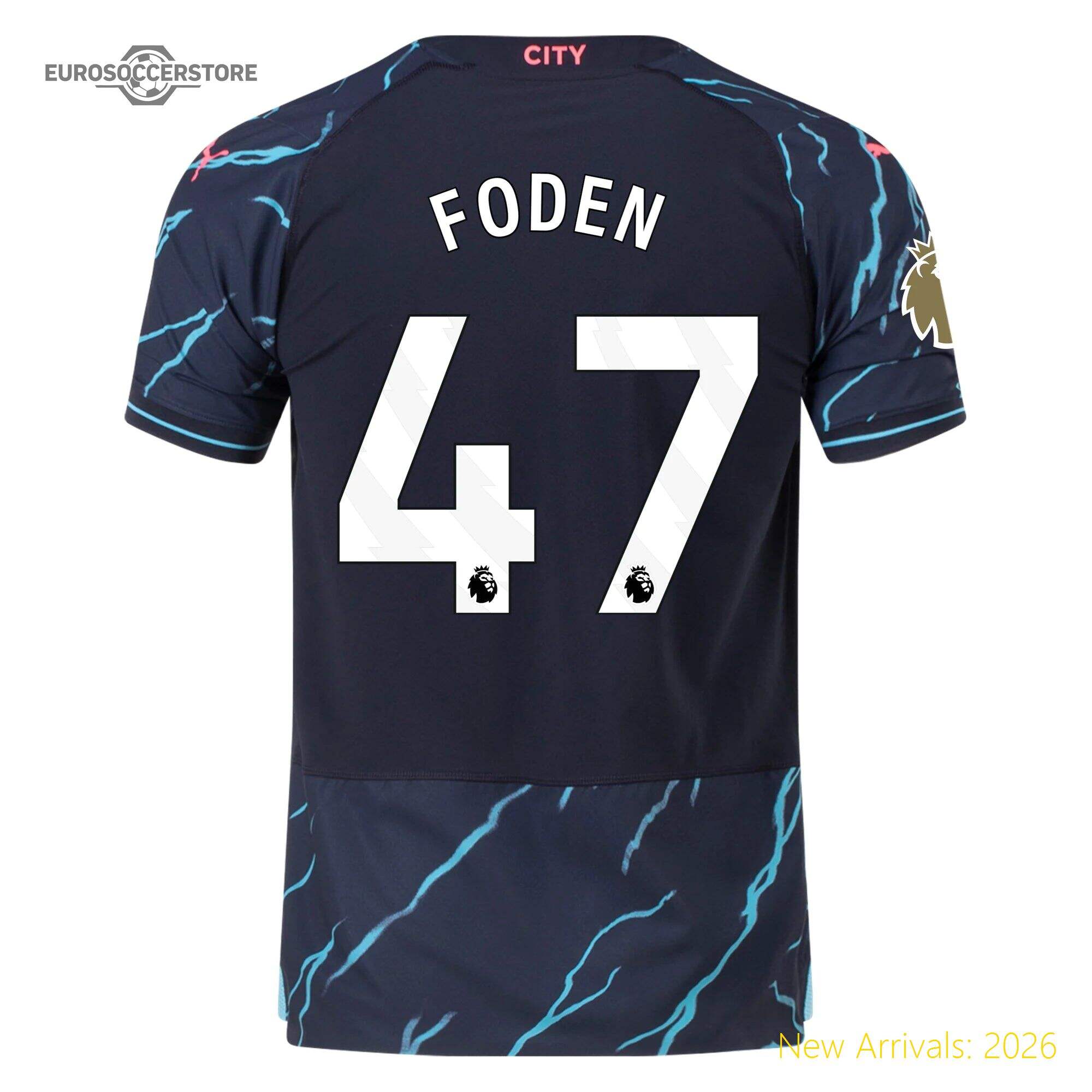 Iconic Design Fashionable Men Mci Team Durable Third Jersey 2023