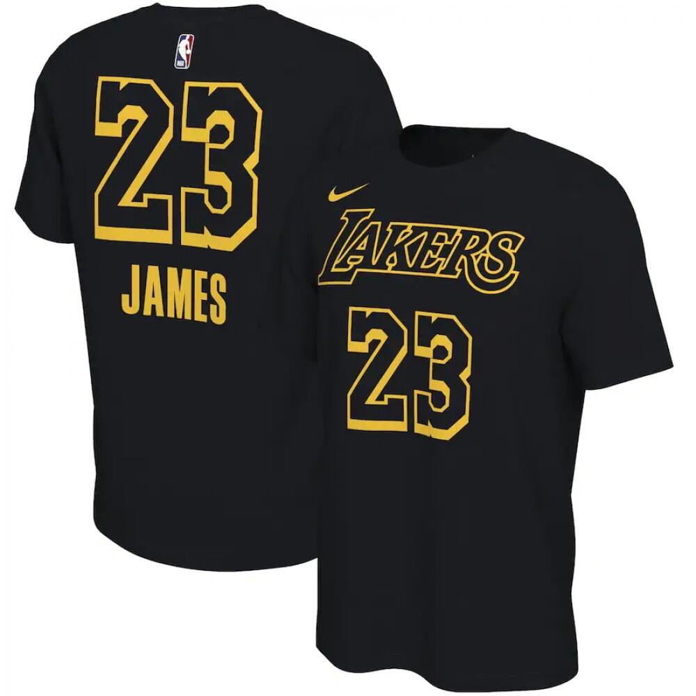 Game Day Modern Men's LAL #23 LeBron Black Basketball Jersey