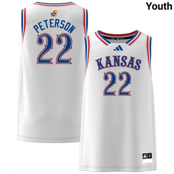 Youth Top Program #22 Darryn Peterson White Pro-level Jersey