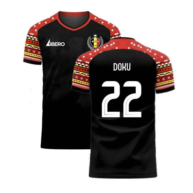 Belgium Soccer Team Unique Item Away Limited Shirt (Doku 22)