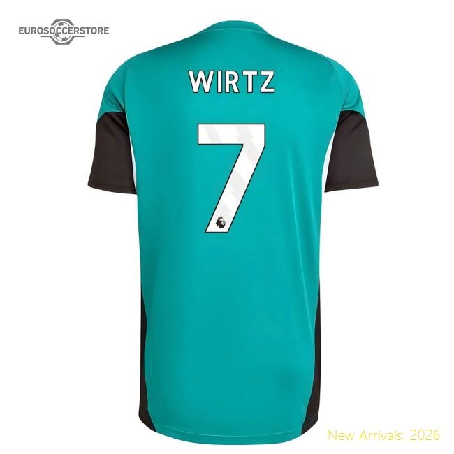 Premium 2025-2026 Liverpool Eu Training Jersey (green) (wirtz 7)