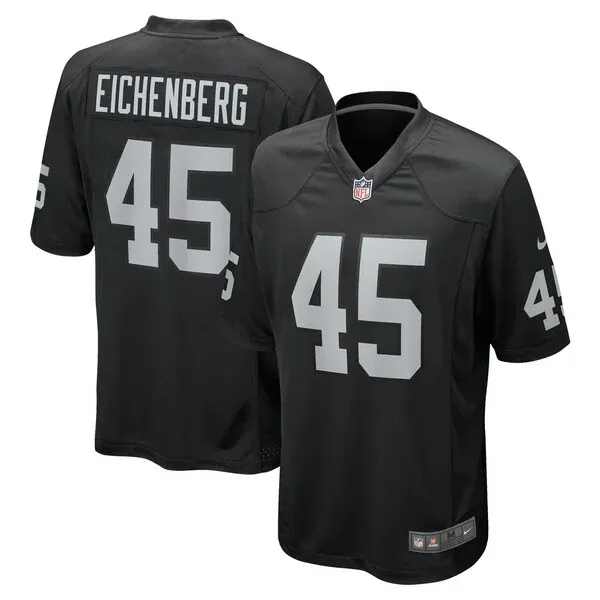None Tommy Eichenberg Game Jersey - Black | NFL Player Jersey