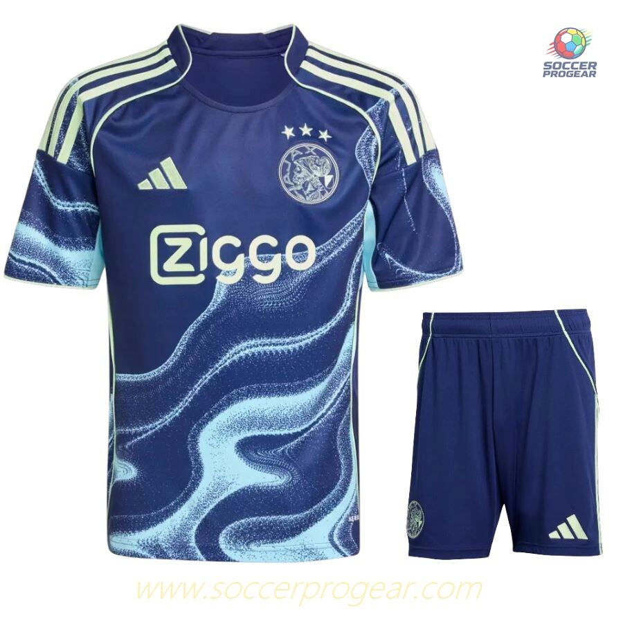 Ajax Away Children's Edition's Jersey Set Team Jersey 2025-26 Edition