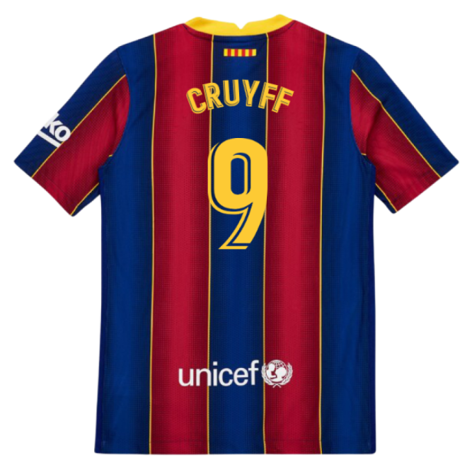 2020-2021 Barcelona Home Football Shirt - Kids (Kids) Moisture Wicking