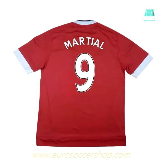 Manchester United 2015-16 Home Shirt (Mint) (Martial 9)