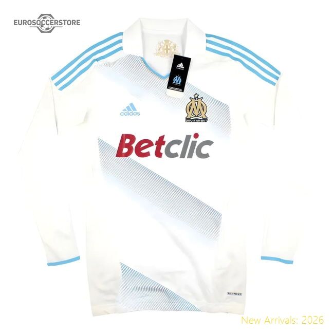 Official Marseille 2011-12 Player Spec Long Sleeve Home Shirt ((Excellent)