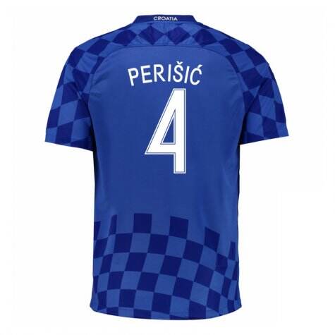 Croatia Away 2016 Perisic 4 Soccer Jersey Shirt - Official Replica
