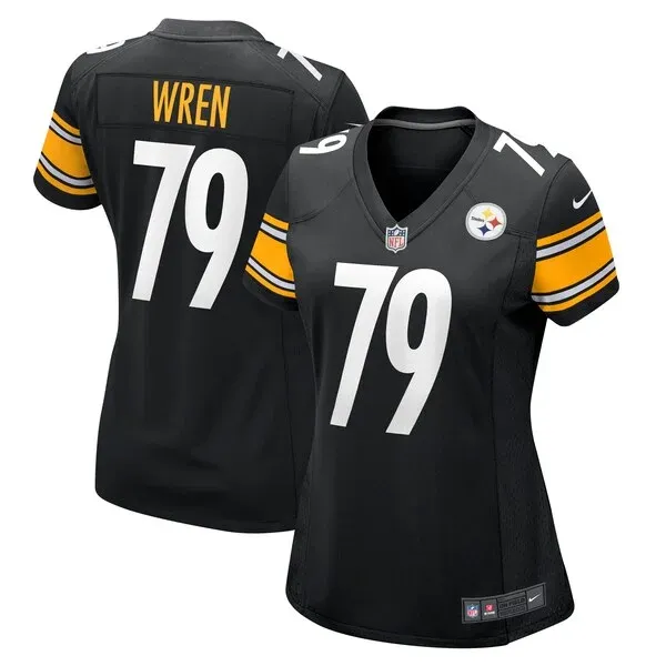 Pittsburgh Steelers Game Football Jersey - Black S | official NFL j...