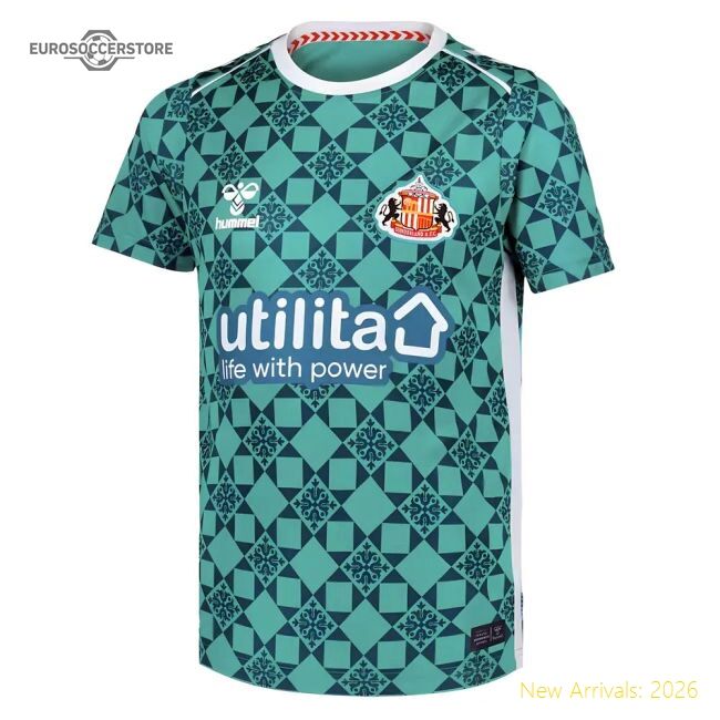2025-2026 Sunderland Goalkeeper Shirt (green) - Kids - Premium Quality