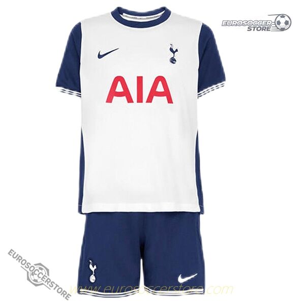 Youth Tottenham Hotspur Home Football Kit for the 24-25 Season