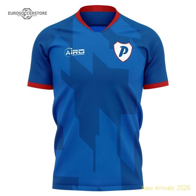 Authentic 2025-2026 Portsmouth Home Concept Football Shirt (your