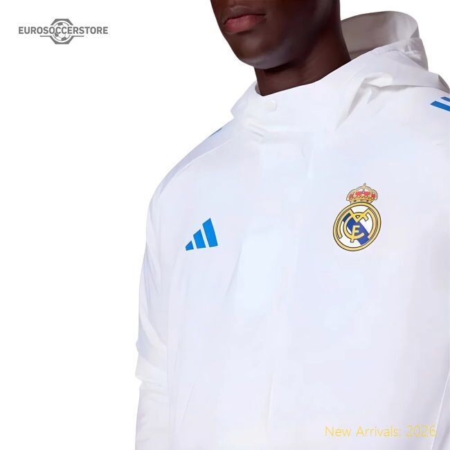 Elite 2025-2026 Real Madrid Eu Parka (white) - Fan Design