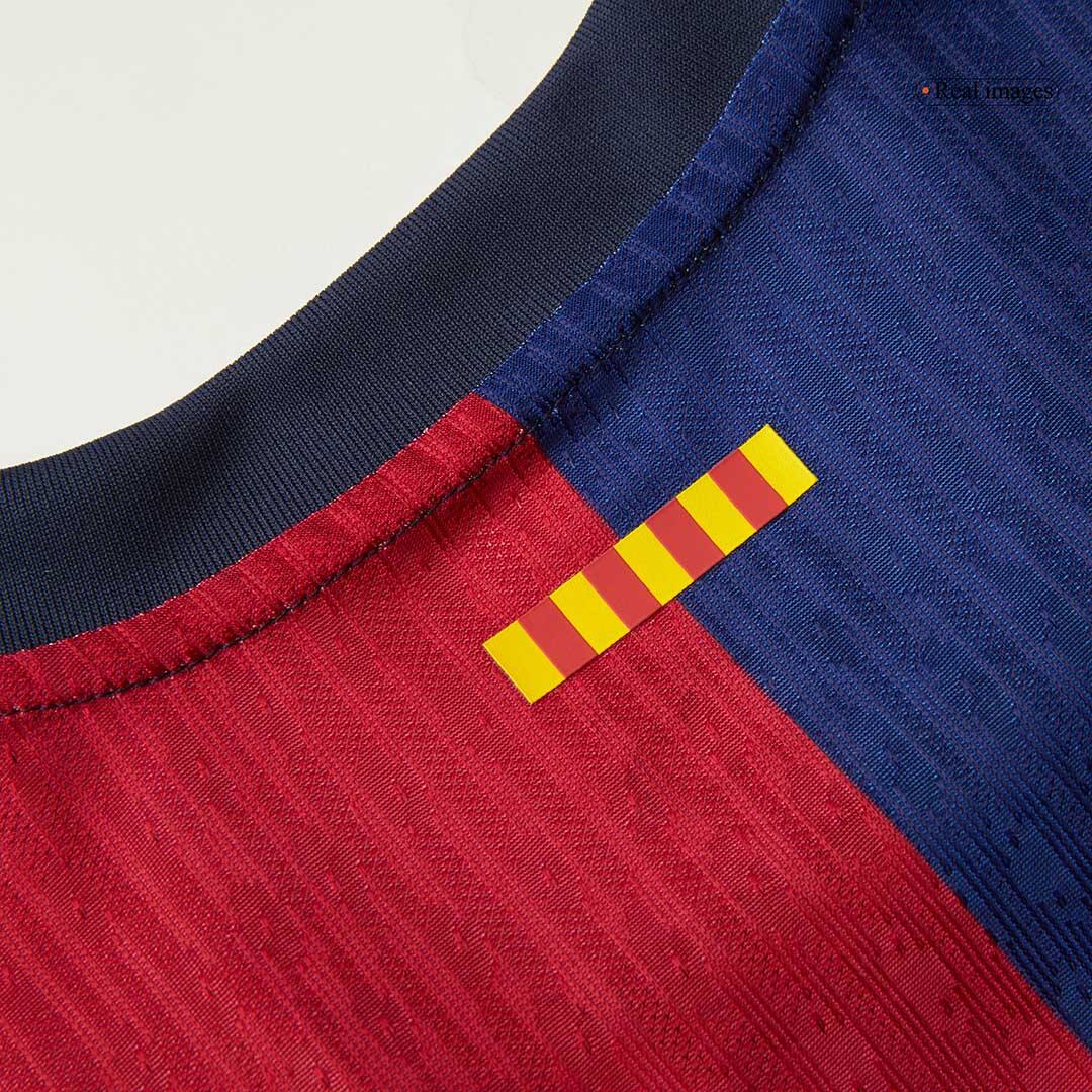 Player Version Barcelona Home Soccer Jersey 2024/25 - COLDPLAYAuthenti