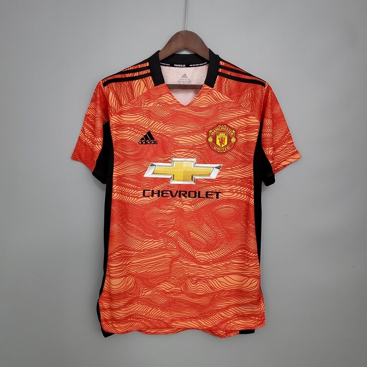 21-22 Manchester United Goalkeeper Soccer Jersey Shirt - Official