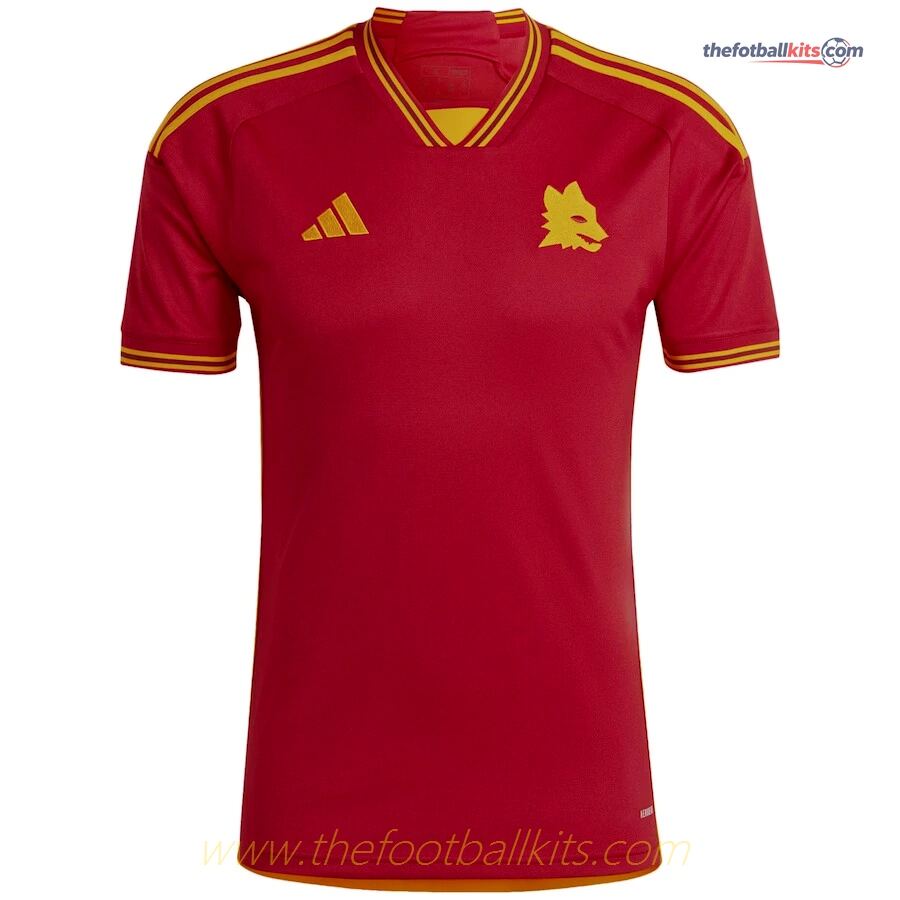 Fan Edition AS Roma Home Football Shirt 2023/24 Season