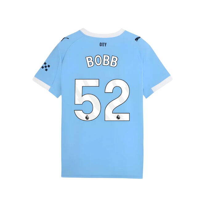 Man City 2025-20 Home Shirt Bobb #52 M S Kids