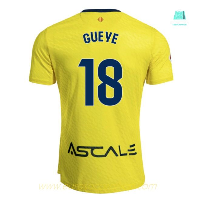2025-2026 Villarreal Home Shirt (Gueye 18)