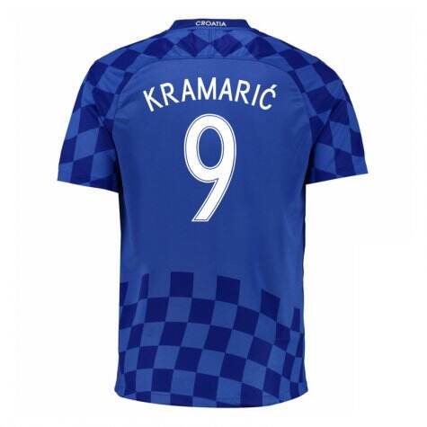 Croatia Away 2016 Kramaric 9 Soccer Jersey Shirt - Official Replica