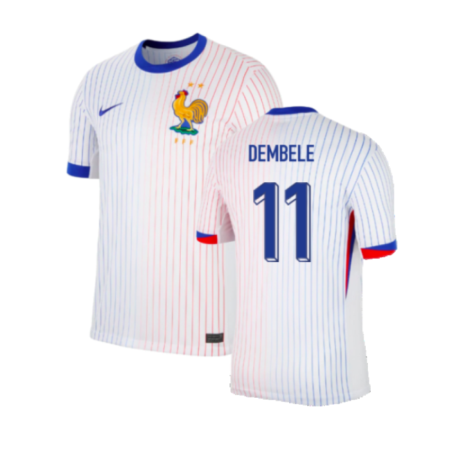 Dembele 11 2024-2025 France NT Away Shirt