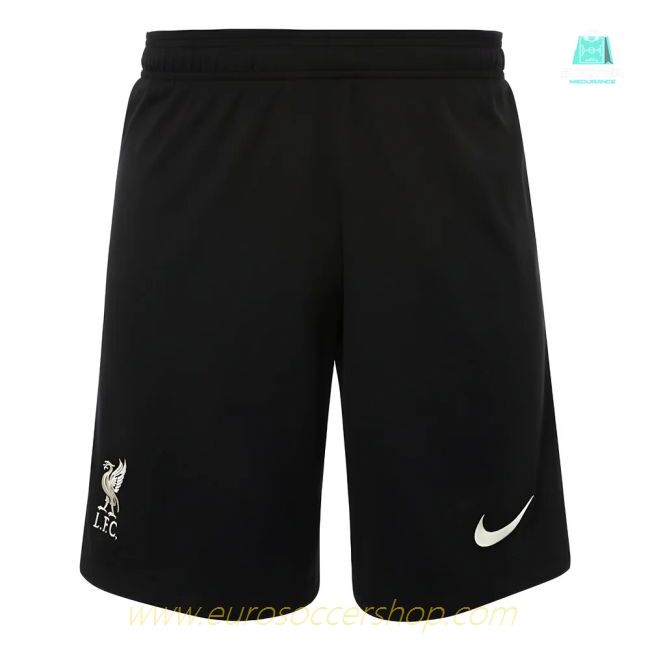 Liverpool 2021-2022 Away Shorts (Black) - Kids