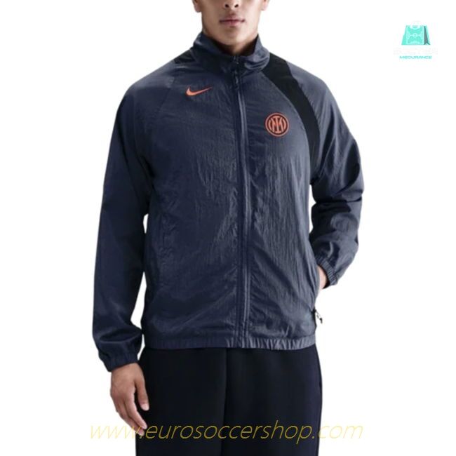 2025-2026 Inter Milan T90 Training Jacket (Charcoal)
