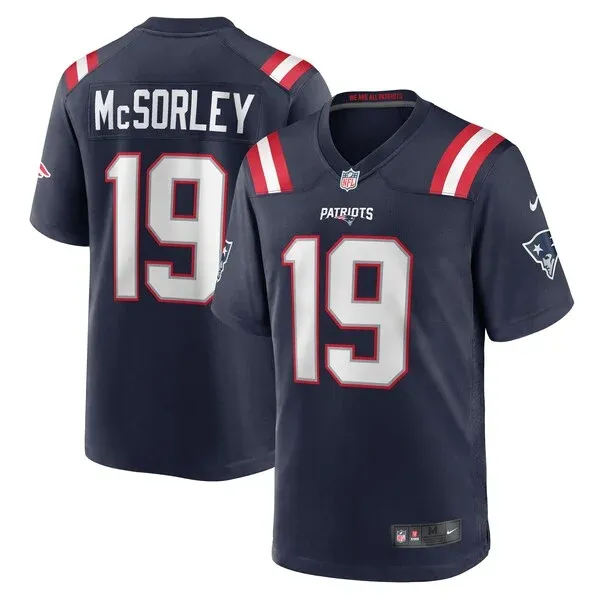 New England Patriots Game Football Jersey - Navy S | team apparel