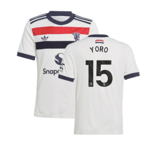 2024-2025 Man Utd Third Shirt (Kids) (Yoro 15) - premium