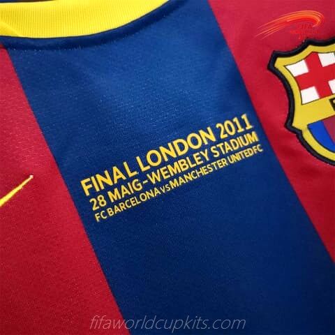 Barcelona 10-11 Home UCL Final Football Kit