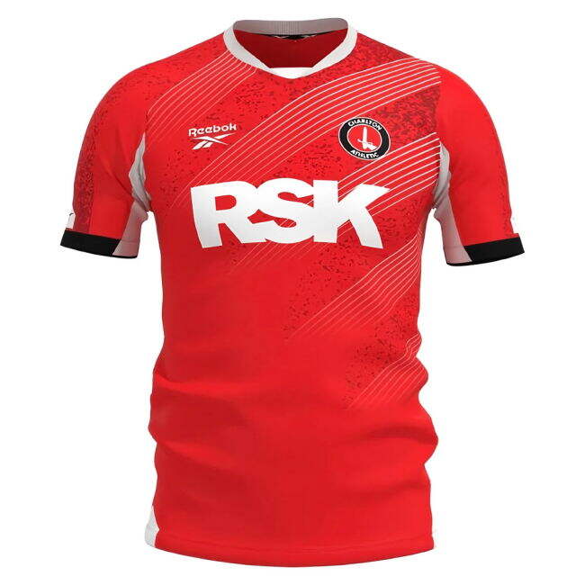 Stylish 2025-2026 Charlton Athletic Home Shirt (Powell 3) for Train...